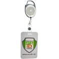 thumbnail image 5 of 2 Pack - Specialist ID Premium Retractable Badge Reels with Carabiner Belt Loop Clip and ID Holder Strap by Specialist ID (White), 5 of 5