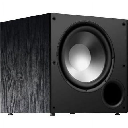 Polk Audio PSW108 10 Powered Subwoofer | 100W Peak Power | Explosive Performance for Movies & Music | Black