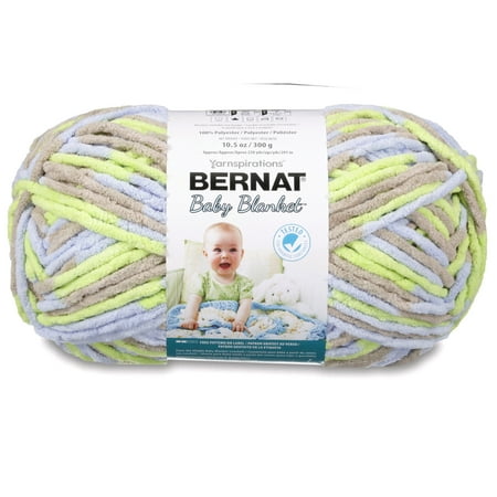 Bernat® Baby Blanket™ #6 Super Bulky Polyester Yarn, Little Boy Dove 10.5oz/300g, 220 Yards