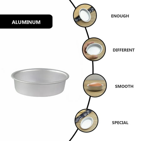 

Yuangui Cake Pan Baking Bakeware Pans Oval Mold Cheesecake Meatloaf Moldsloaf Bread Alloy Aluminum Oven Cheese Metal Round Tray