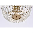 thumbnail image 4 of Elegant Lighting Cora Support Encastré 13 Pouces en Laiton, 4 of 4