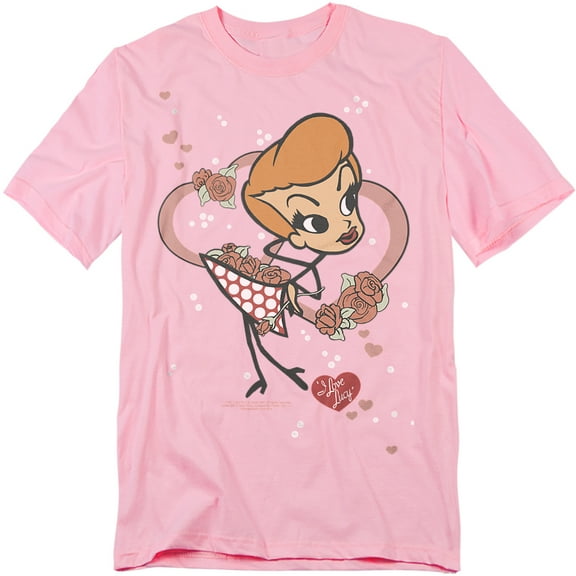 I Love Lucy Fun Girl Mens Short Sleeve Shirt