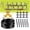 49.2 ft, variant on 50ft Drip Irrigation Kit Watering System 8x5mm Blank Distribution Tubing DIY Automatic Irrigation Equipment Set for Garden Greenhouse Flower Bed Patio Lawn