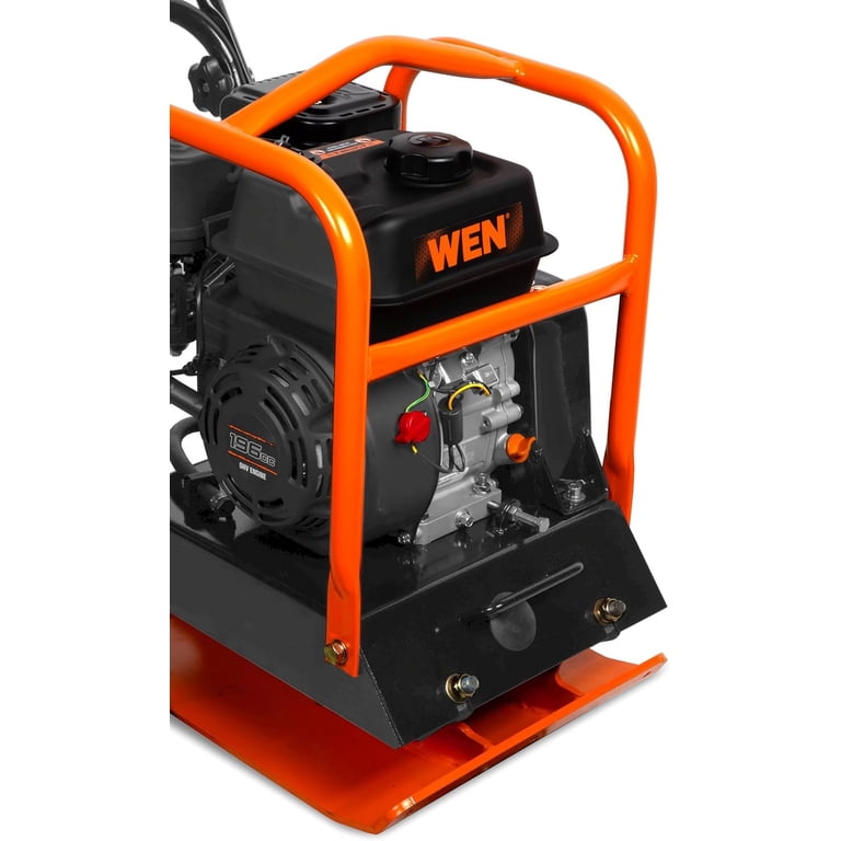 WEN 6.5HP 196cc Plate Compactor with 3350-Pound Compaction Force