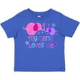 thumbnail image 3 of Inktastic My Nana Loves Me- Cute Elephants Boys or Girls Toddler T-Shirt, 3 of 5