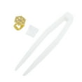 thumbnail image 3 of Unique Bargains 1 Pc Fake Grills Hip Hop Snowflake Teeth Grillz Gold Tone, 3 of 6