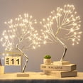 thumbnail image 1 of Árbol Bonsái con Luces de Hadas PEIDUO, Paquete de 2, 46 cm, 108 LEDs, 9 Modos, 1 of 7