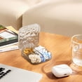 thumbnail image 4 of Fesfesfes Small Travel Pill Box,4-Compartments Pill Organizer,Portable Weekly Pill Case Container Stylish Pill Organizer Clear, 4 of 9