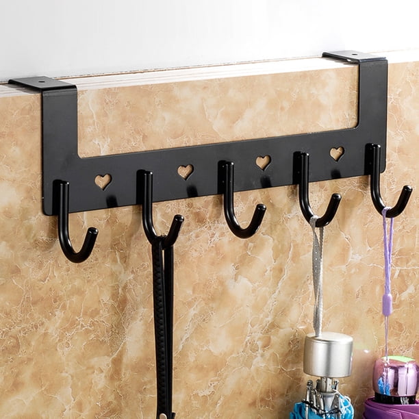 Gancho para ropa de puerta Gancho para colgar de servicio pesado Sin perforación para el baño de la cocina del hogar Likrtyny Para estrenar