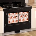 thumbnail image 3 of 2 Pcs Funny Kitchen Towels,Pastel Halloween Pumpkins Ghosts and Bats Microfiber Dish Towels,Kitchen Tea Towels,Kitchen Towel Set (18" X 26"), 3 of 7