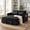 Black, variant on Xiweot Convertible Sleeper Sofa Bed, 55" Pull Out Couch with Side Pockets, 3 in 1 Velvet Loveseat Sofa with Adjustable Backrest for Living Room Bedroom Apartment (Black)