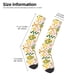 thumbnail image 2 of Fotbe Fruit Calcetas Divertidas Estampadas para Hombre y Mujer, Calcetas de Algodón hasta la Rodilla para Caminar, Correr, Enfermería y Embarazo, 2 of 6