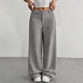 thumbnail image 6 of Yokua Women's Corduroy Wide-Leg Soft and Warm Work Pants, 6 of 8