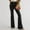 *Black, variant on Women's Stretchy Flare Jeans,Elastic Waist Slimming Fit Denim Pants ,Casual Fashions Pant Pink,Womens Plus M