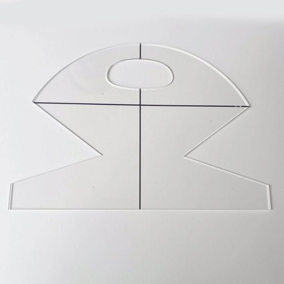 Xingzhi Acrylic Bowl Wrap Cookies Basket Template for Sewing Patchwork Ruler 10 inch