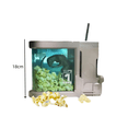 thumbnail image 2 of Popcorn Bucket Sci-Fi Decor | Dual-Purpose Snack Container & Drink Holder | Collectible Dinosaur Movie-Themed Desktop Art | Intergalactic Creature Companion, 2 of 3