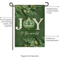 thumbnail image 5 of Evergreen Greenery Joy Garden Flags 12"x18" Double Sided, Welcome Flags for Outside, Winter Yard Flags, Christmas Decorations for Home, Porch, Yard, 5 of 5