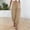 #Beige, variant on DPTALR Women's Fashion Solid Color Cinched Ankle Drawstring Full Length Pants with Pockets,Army Green,Size M