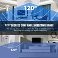 thumbnail image 4 of 120° Cone Angle Infrared Sensor Switch for Motion-Activated Lighting Adjustable Delay for Basements & Warehouses, 4 of 10