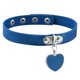 thumbnail image 1 of Qarigey Punk gótico PU cuero Collar corazón cerradura colgante llave gargantilla Collar joyería ch Ropa, zapatos y accesorios Miscelánea Zafiro, 1 of 6