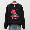 thumbnail image 4 of Sudaderas cortas con estampado de manga larga informal para mujer a la moda de pecho Fridja  ghj987+687, 4 of 8
