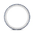 thumbnail image 2 of 1/2 Carat T.W. Spinal Blue stone Sterling Silver Eternity band, 2 of 3