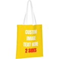 thumbnail image 2 of Custom Tote Bag Bags With Logo Personalized Custom Bags Shopping Bags Reusable Grocery Bags Bulk - Add Your Text Image, 2 of 8