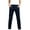 Blue, variant on Fashion Trend Men's Zipper Long Pants Cotton Micro Elastic Slim Pockets Straight Leg Casual Long Trousers