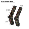 thumbnail image 5 of Haiem Colorful Geometric Figures Socks, Funny Novelty Crazy Design Cotton Socks Sports Socks Knee High Socks For Men, Women,1Pairs - Gift For Working Friends, 5 of 9