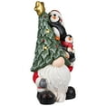thumbnail image 4 of Lighted Gnome with Penguins Christmas Decoration -17" - Clear LED Lights, 4 of 7