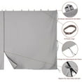 thumbnail image 6 of Yescom 10x6.5' Universal Replacement Privacy Side Wall Canopy Curtain fits 10x10ft Canopy, 6 of 10
