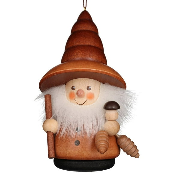 Alexander Taron Christian Ulbricht Ornament - Woodsman In Natural Wood Finish
