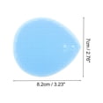 thumbnail image 4 of Unique Bargains 1 Pc Portable Silicone Facial Cleansing Brush with Suction Cup 3.23"x2.76"x1.5" Blue, 4 of 7