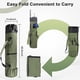 thumbnail image 5 of Fishing Rod Carrier Organizer Bag | 5 Pole Reel Storage Travel Case | 600D Cloth Large Capacity | Holds Gear Chair Tackle Box | Adjustable Strap | 48.4"x13.4" Green, 5 of 9