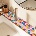 thumbnail image 2 of Yayeee Faucet Mat for Kitchen Sink 30" Diatomite Long Splash Guard Pad, Watercolor Circles, 2 Pack, 2 of 7