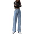 thumbnail image 2 of Sngxgn Jeans Women High Waisted Wide Leg Jeans for Women Jean Pants(Blue,M), 2 of 8