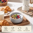 thumbnail image 6 of Vesteel Ceramic Bowls Set of 6, 18oz Stoneware Soup Bowls for Home Kitchen, Porcelain Bowl for Soup Pasta Salad Oatmeal, Microwave, Dishwasher and Freezer Safe, Multi-color, 6 of 8