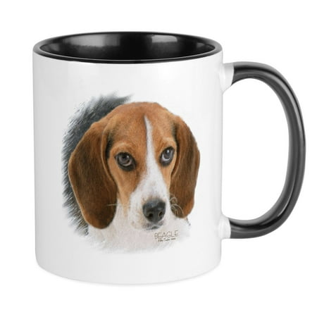 

CafePress - Beagle Close Up Mug Mugs - Ceramic Coffee Tea Novelty Mug Cup 11 oz