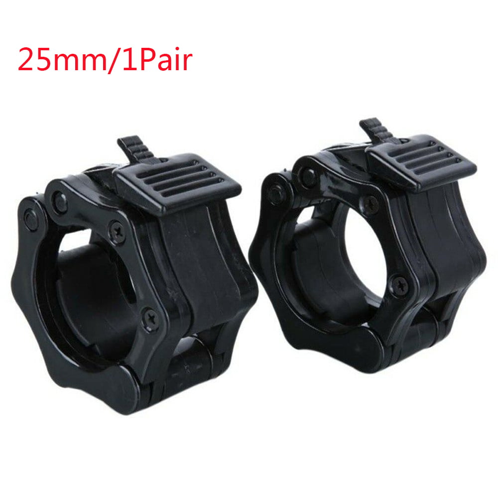 Weight Lifting Bar Collars Home Gym Standard Barbell Lock Clamp Collar 25mm 50mm