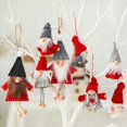 thumbnail image 2 of Adornos navideños, colgante de muñeco de fieltro de lana, colgante de muñeco bonito de dibujos animados, pequeño regalo, decoración para niños, 2 of 5