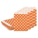 thumbnail image 1 of Uxcell 100Pcs Bolsas de Papel Kraft, 7" x 5" Bolsas de Caramelo a Prueba de Grasa, Bolsas Planas de Favor, Bolsas Pequeñas para Regalos, Puntos Naranjas, 1 of 6