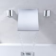 thumbnail image 3 of Wall Mount Tub Filler, Chrome Waterfall Tub Faucet, High Flow, 3 of 9