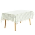 thumbnail image 1 of REGALWOVEN Rectangle Floral Tablecloth Faux PU Table Cover with Tassels Leaf 55'x79', 1 of 5