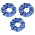 thumbnail image 1 of Uxcell 3pcs Scrunchies con Cremallera de Bolsillo (2 Pulgadas) - Scrunchie de Satén de Seda, Accesorios para Cabello de Ponytail para Niñas y Mujeres, Monedas, Llaves, Azul Oscuro, 1 of 6