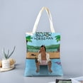 thumbnail image 2 of BoJack Horseman Bolso de tela con estampado de lienzo para mujer, bolsa de compras reutilizable y estética, con cremallera interior, regalo para mujer,40*45cm., 2 of 6