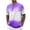 Purple, variant on Tie Dye Print Short Sleeve T Shirt Birdseye Breathable Comfort Casual Tee for Daily Wear Mod Bod Tops Tall Mens Shirt Spandex Shirts for Men Shirts Heart Shirt T Shirts Pack Mens