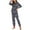 Blue, variant on RKSTN Pajamas for Women Set Fashion Christmas Plaid Printed Long Sleeve Tops with Pants Comfortable Two Piece Pajama Set