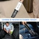 thumbnail image 4 of Riwesomey Aspiradora de coche Herramienta de limpieza de coche eléctrico 6000pa Succión fuerte Tipo de mano Aspiradora, Negro, Recargable Vehículos, repuestos y accesorios Mis Blanco cableado Riwesomey VI001068-04B, 4 of 6