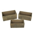 thumbnail image 1 of Gerson Juego de 3 cajas nido decorativas de madera tomillo romero salvia decoración de granja Gerson 2575340, 1 of 3