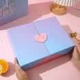 thumbnail image 4 of NEW Blue big sizeDouble Opening Gift Box Packaging Box with Handbag Mother's Day Valentine's Day Gifts Box, 4 of 6